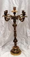 Tall Bronze Candelabra (25-in)